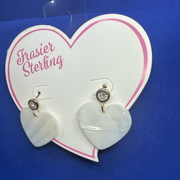 Fraiser Sterling, St. Barths Heart Earrings - Picture 4 of 5